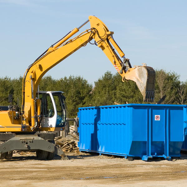 can i choose the location where the residential dumpster will be placed in Dolton